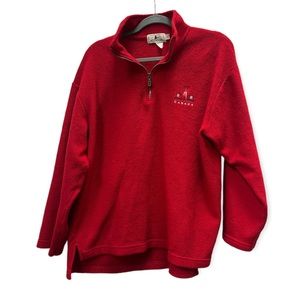 quarter zip Nova Scotia Canada fleece